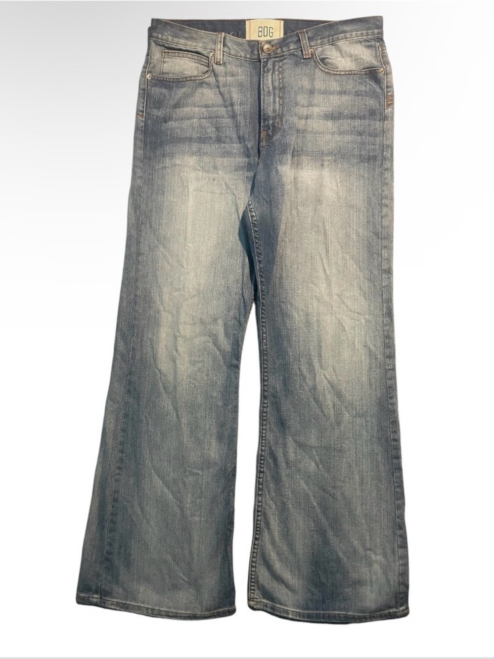 BDG Women's Light Blue Wide-Leg Jeans Slacker size 34